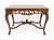 c.1920's-30's French Louis XV Style Walnut Tea Table With Removable Glass Serving Tray Top For Sale In Los Angeles - Image 6 of 9