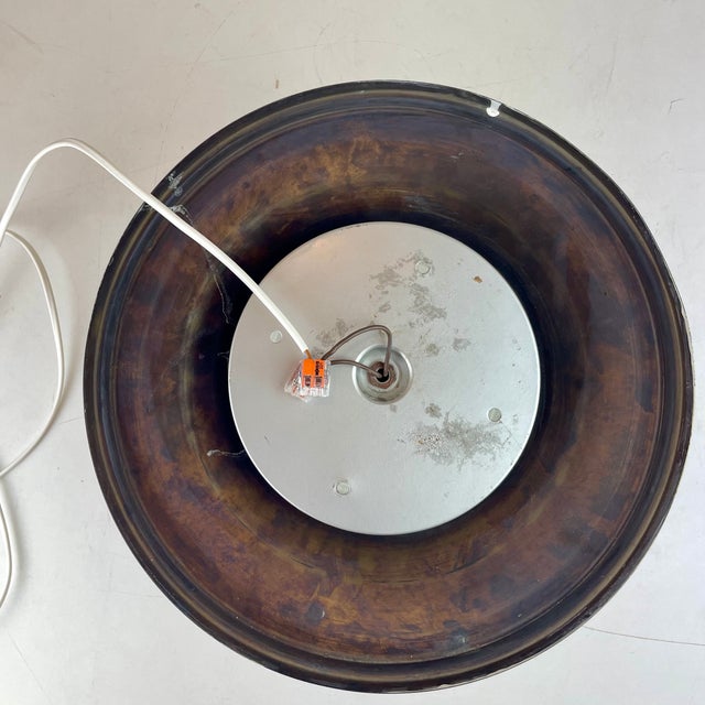 Brass and Murano Glass Ceiling Lamp, Italy, 1960s For Sale - Image 11 of 15