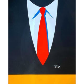 Mid 20th Century Jean Rouille Graphic Edition Print “The Tie” on Heavy Linen Fine Art Paper For Sale