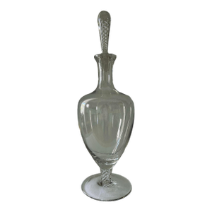 1990s Stuart Ariel Wine Decanter With Stopper