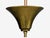 1940s Danish Modern, Pendant Light, Brass, Glass For Sale - Image 11 of 12