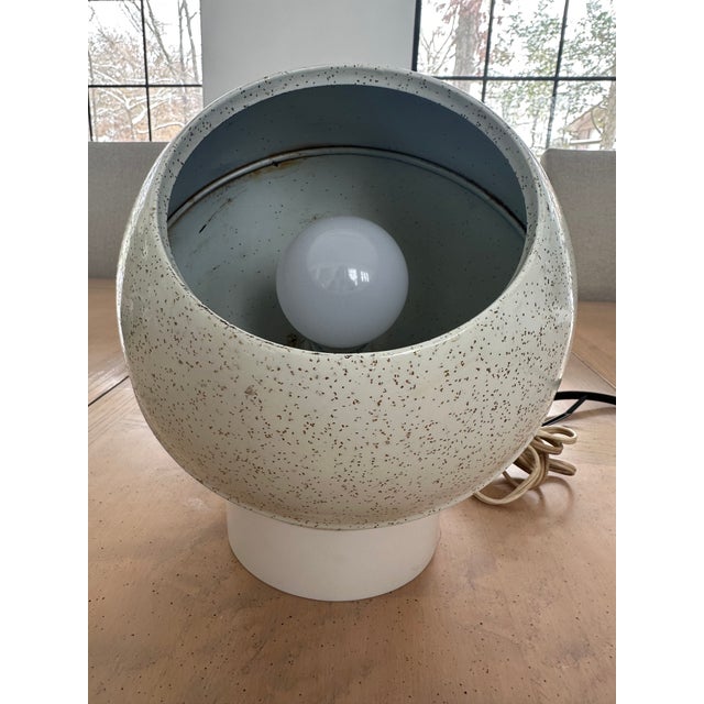 Mid 20th Century Afco Spotlight Atomic Table Lamp Dome Globe Eyeball Light For Sale - Image 9 of 9