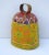 Arts & Crafts 1990s Metal Decorative Emboss Hand Painted Farm Animal Cow Bell For Sale - Image 3 of 4