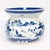 Antique Chinese Export Blue & White Canton Porcelain Spittoon For Sale - Image 4 of 13