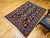 Antique Persian Malayer Rug, Hand-Knotted Wool, Geometric Pattern, 5x7, Navy and Green For Sale - Image 4 of 16
