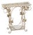 Metal Side Table with Wire Shelf For Sale