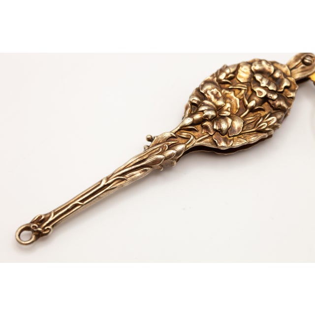 1900 - 1909 Antique Unger Brothers Art Nouveau Silver Vermeil Lorgnette Glasses For Sale - Image 11 of 18