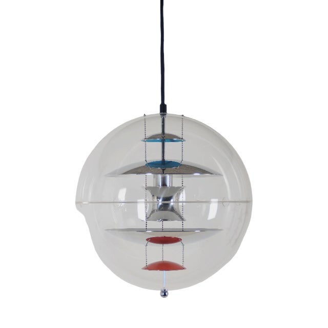Acrylic Glass VP Globe 40 Pendant Lamp by Verner Panton for Verpan, 2010s For Sale
