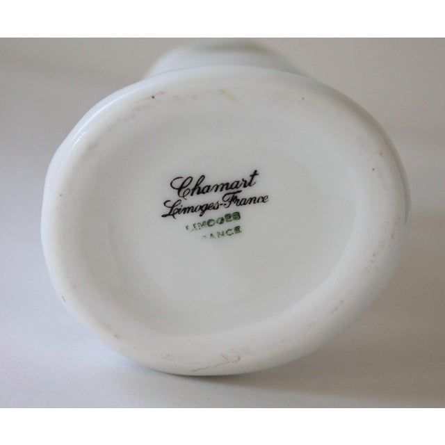 Vintage Limoges, France White Porcelain Hand Vase Chairish