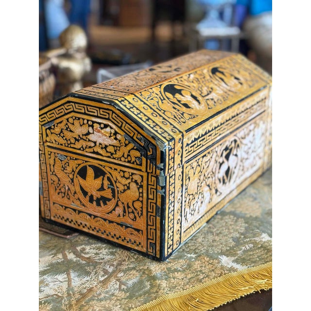 Vintage Wood Carved Box for Jewelry or Secrets! For Sale - Image 10 of 11