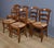 Vintage Cherrywood Straw Chairs, 1950s, Set of 6 For Sale - Image 3 of 18
