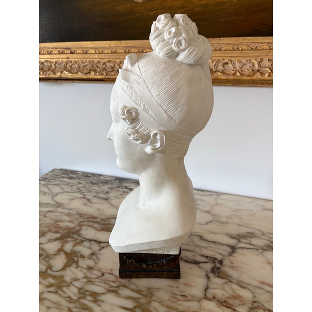 Vintage Sevres Bisque Porcelain Bust of Empress Marie-Louise For Sale - Image 10 of 12