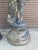 1940s Pair of Grand 39" Tall Neoclassical Cast Stone Putti Figure Planters With Mossy Patina For Sale - Image 10 of 14