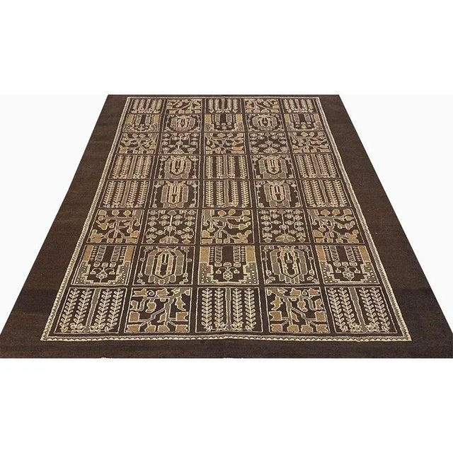 1980s 1980s Old Shiraz Area Rug 7'1"×10'3" For Sale - Image 5 of 13