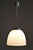 Mid-Century Chandelier in Chrome, Steel, and Opaline Glass, Czech, 1950s For Sale - Image 6 of 8