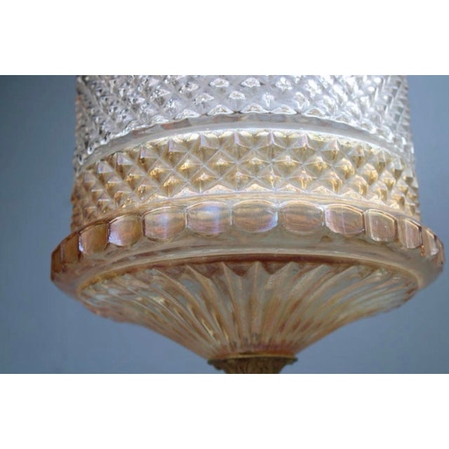 1950s Mid-Century Modern Stunning Vistosi 1950s Murano Glass Pendant Chandelier For Sale In Indianapolis - Image 6 of 10