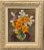 Maya Kopitzeva, Bouquet of Orange Flowers, 1981, Oil Painting, Framed For Sale - Image 6 of 6