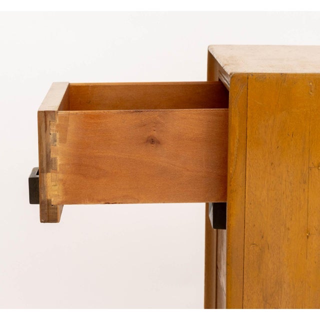 Wood Pair of James Mont Style Mahogany Nightstands For Sale - Image 7 of 8
