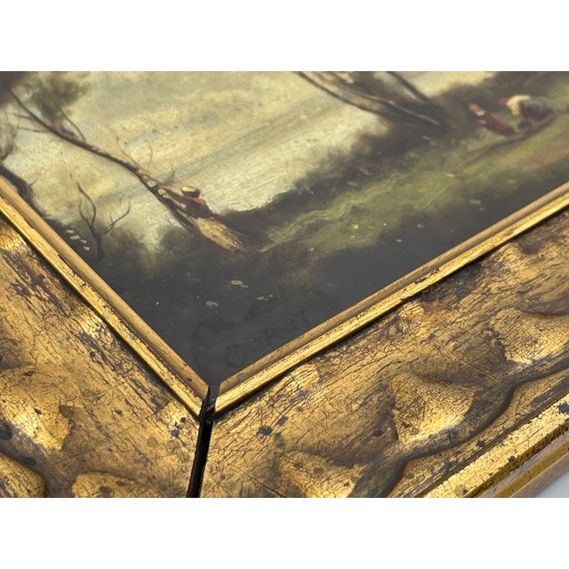 Lakeside Landscape, 1890, Oil on Canvas, Framed For Sale - Image 15 of 18