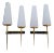 1960s Maison Lancel 2 Light Sconces - a Pair For Sale