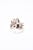Silver Vintage Sterling Silver Ring With Interlocking Circles, 1960's, Size 8 For Sale - Image 8 of 10