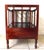 Vintage Mid Century Mahogany Wood Canterbury Magazine Rack For Sale In West Palm - Image 6 of 12