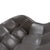 Boston Leather Armchair with Ottoman in Grey Brown Taupe Estoril Semi Aniline Leather 0959 with Manual Swivel and Rocking Function from Boconcept For Sale - Image 6 of 18