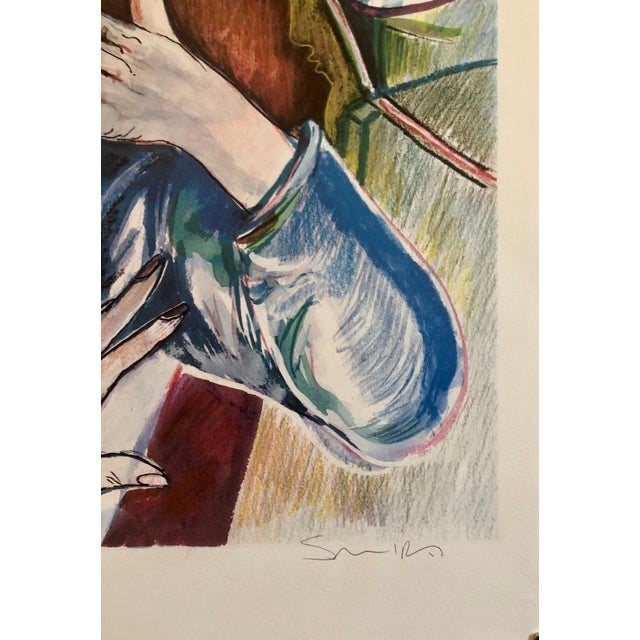 Shaoul Smira (Israeli, b. 1939) City Light Publisher, San Francisco. (Lawrence Ferlinghetti) signed "SMIRA" in pencil l.r....