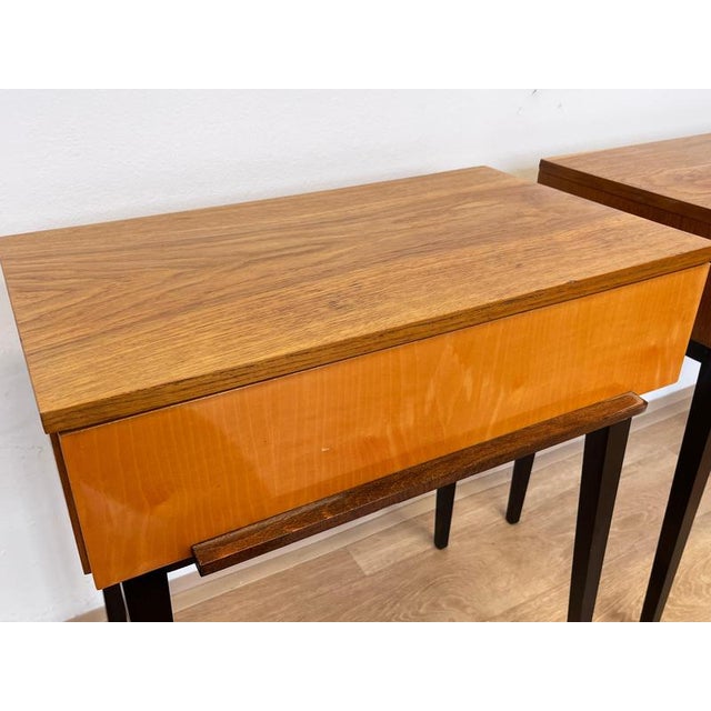Wooden Tables from Up Zavody, Former Czechoslovakia, 1940s, Set of 2 For Sale - Image 4 of 12