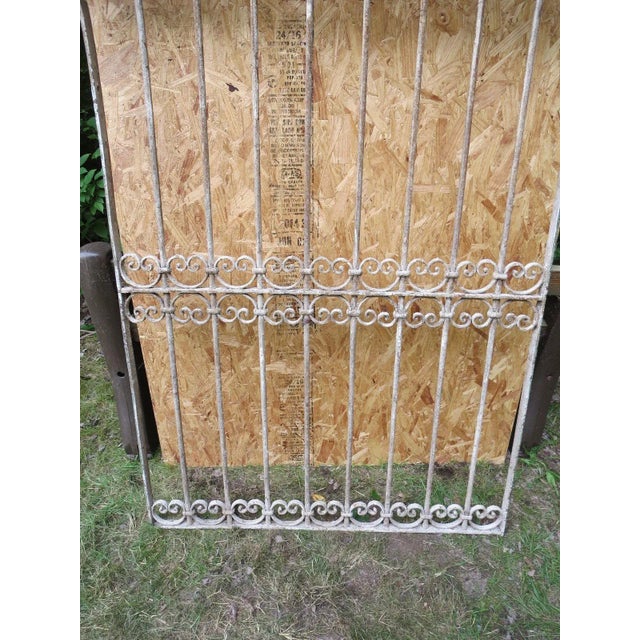 Antique Victorian Iron Gate Architectural Element T For Sale - Image 4 of 8