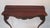 1940s Solid Mahogany and Rosewood Half Console Table For Sale - Image 4 of 13