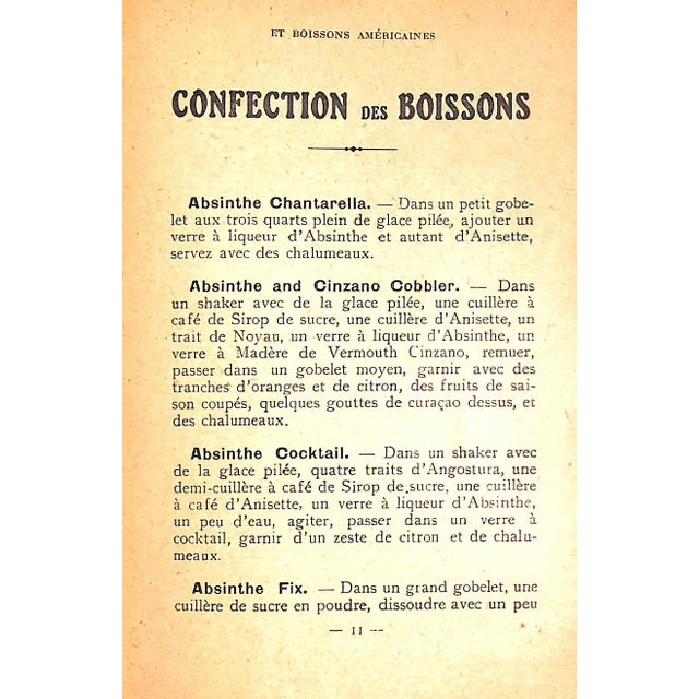 "900 Recettes De Cocktails Et Boissons Americaines" 1927 Torelli, Adolphe For Sale In New York - Image 6 of 7