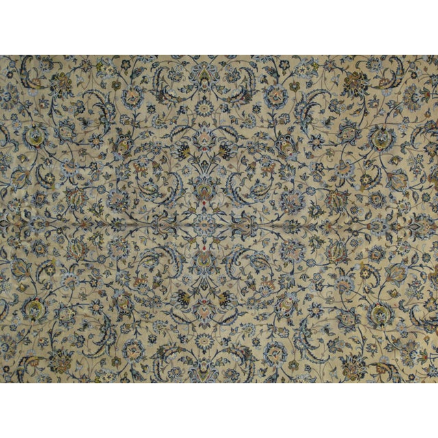 Persian 1970's Persian Kork Kashan- 10′ × 16′ For Sale - Image 3 of 9