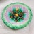 Majolica English Majolica Green Rimmed Round Begonia Leaf Plate, Circa 1870-80 For Sale - Image 4 of 6