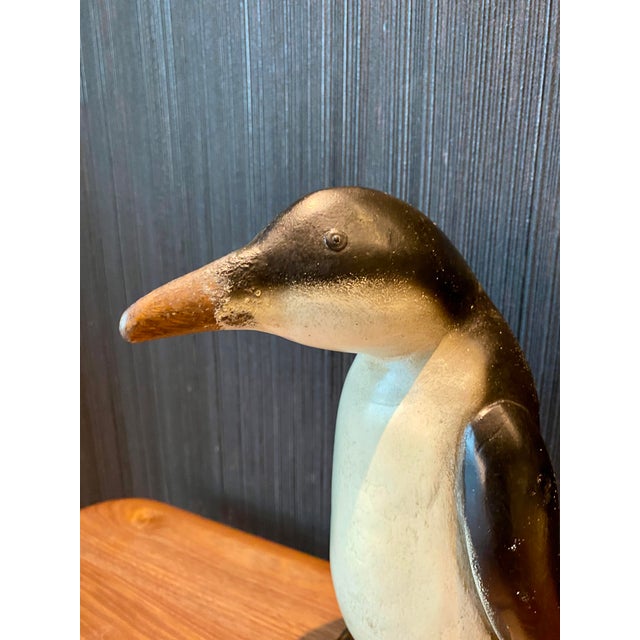 Early 20th Century Early 20th Century Folk Art Wood Carved Penguin in the Manner of Charles Hart For Sale - Image 5 of 7