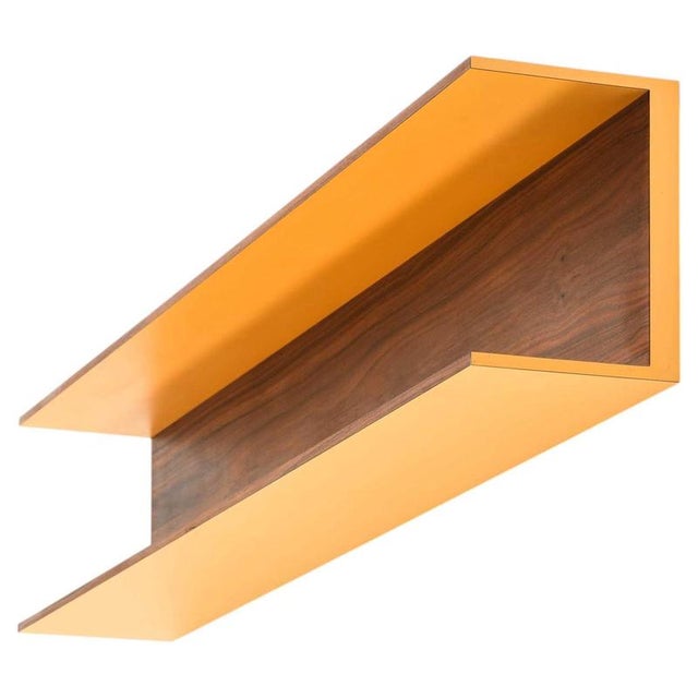 1960s Mid-Century Wall Shelf in Walnut attributed to Walter Wirz, 1960s For Sale - Image 5 of 5