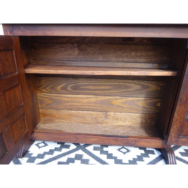 Oak and Wrought Iron Sideboard, 1950s For Sale - Image 13 of 18
