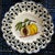 Vintage Fruit Plates Heart Pierced Edge Hand Painted Made in Portugal For Sale In Philadelphia - Image 6 of 8