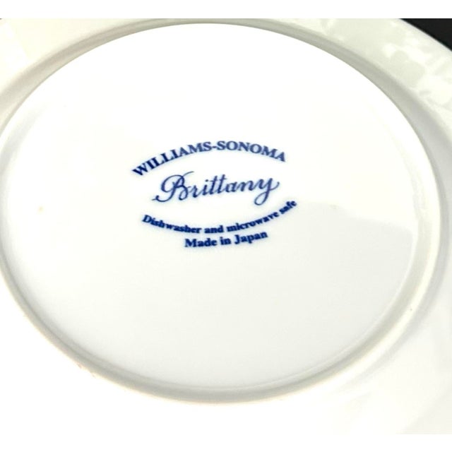 Blue 1980s Williams-Sonoma Brittany Blue & White Farm Scene Plates - 6 PCS For Sale - Image 8 of 12