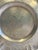 Metal Vintage Hand-Chased Hammered Aluminum Rose Tray For Sale - Image 7 of 9