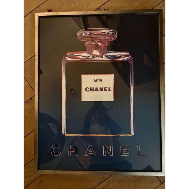 Two Andy W arholChanel No. 5 Perfume Posters published by the House of Chanel Paris fFrance in 1997 sanctioned by the...