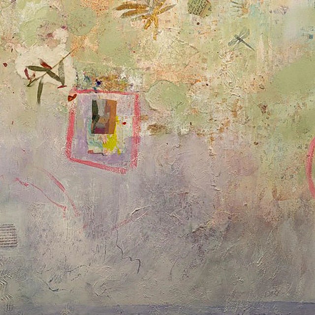 Early 21st Century Dangling Conversations, Mixed Media on Canvas by Lois Gold For Sale - Image 5 of 5