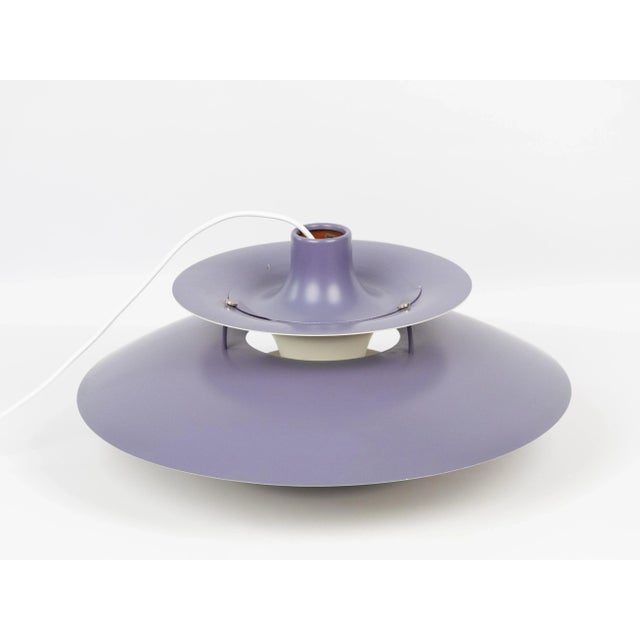 Metal Vintage Indigo PH 5 Pendant Lamp by Poul Henningsen for Louis Poulsen, 1990s For Sale - Image 7 of 12