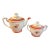 Vintage Noritake M Tea Pot and Sugar Bowl N749 Handpainted ca.1950 For Sale