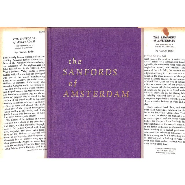 Traditional "The Sanfords of Amsterdam the Biography of a Family in Americana" 1969 Robb, Alex M. For Sale - Image 3 of 16
