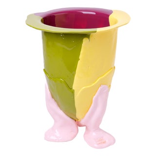 Amazonia Vase in Matt Dust Green by Gaetano Pesce for Fish Design For Sale