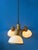 Mid-Century Wooden Pendant Lamp with Three Acrylic Glass Shades from Steinhauer For Sale - Image 4 of 11