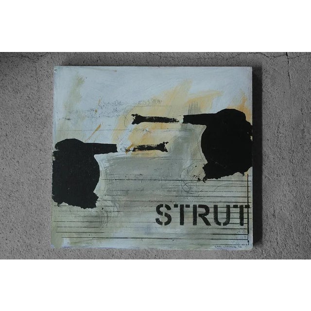 1980s Lage Löfdahl, Strut, Oil on Board, 1980s For Sale - Image 5 of 5