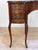 Vintage French Mahogany Carved Kidney Writing Vanity Desk For Sale - Image 6 of 12