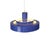 Fog & Mørup 1960s Hammerborg for Fog and Morup Danish Modern Blue Pendant Light For Sale - Image 4 of 5